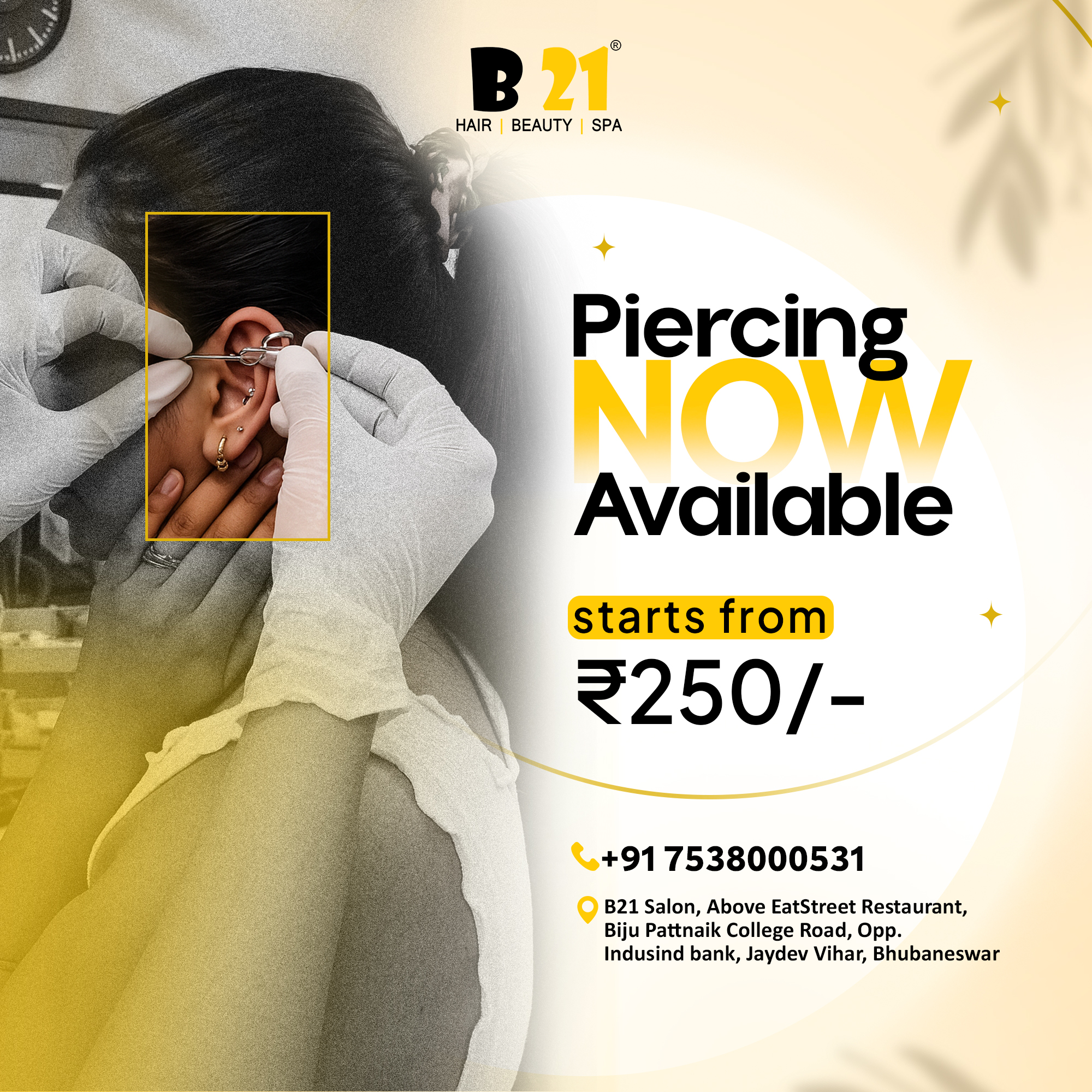 Piercing Available